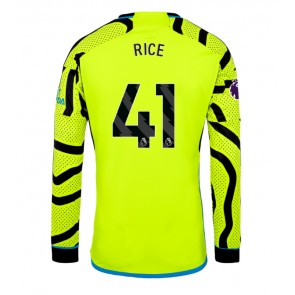 Arsenal Declan Rice #41 Venkovní Dres 2023-24 Dlouhý Rukáv